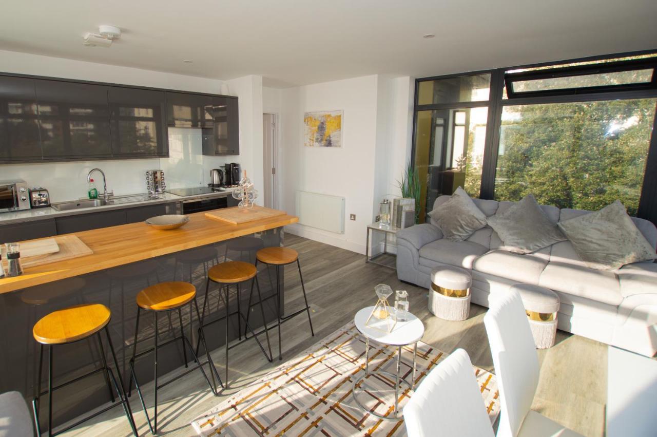 * Panoramic Penthouse With Sea & City Views Bournemouth Dış mekan fotoğraf