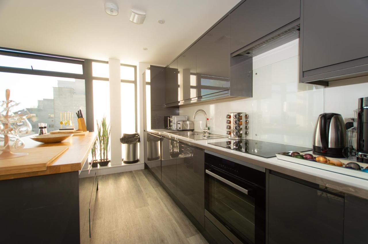 * Panoramic Penthouse With Sea & City Views Bournemouth Dış mekan fotoğraf