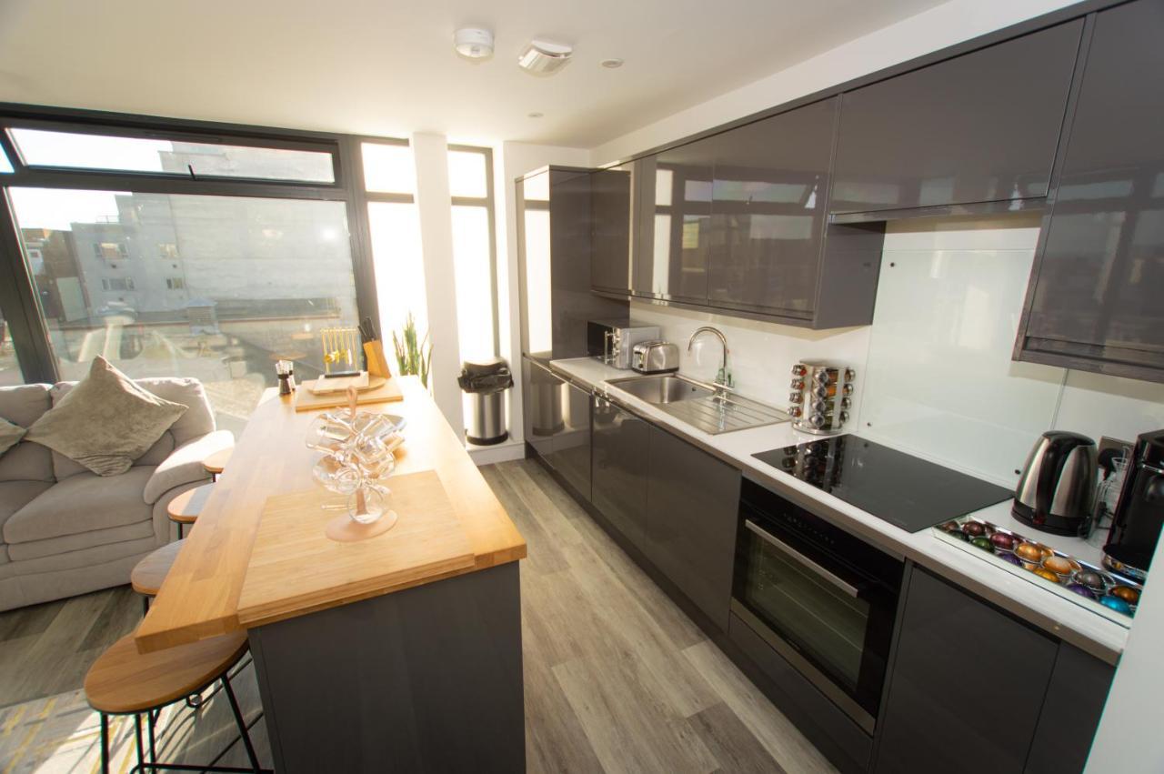 * Panoramic Penthouse With Sea & City Views Bournemouth Dış mekan fotoğraf